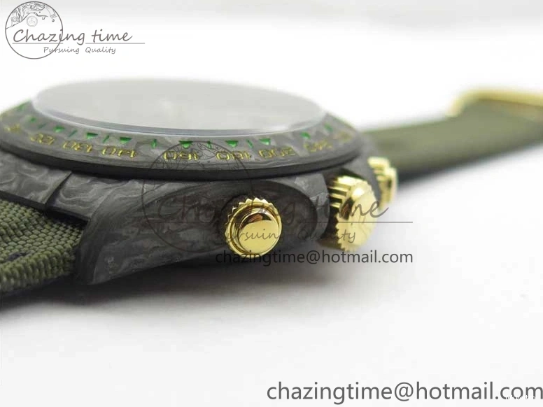 Edition Carbon Nylon Green OMF Daytona on Green A4130 Dial Best Strap DIW Deep 1127